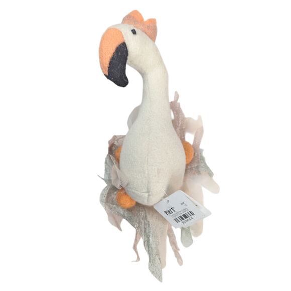 Pier 1 Imports Other - Pier 1 Mini Magnet Felt Head Princess Swan With Tutu Plush 6" New Free Shipping